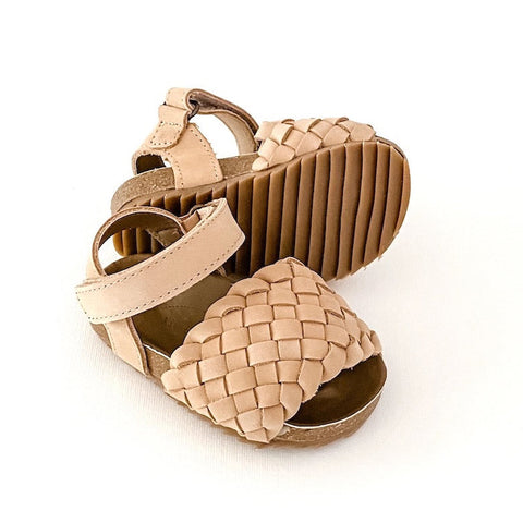 Weave baby sandals