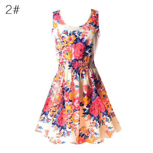 Floral Tank Summer Dress – I Am Greek Life Store