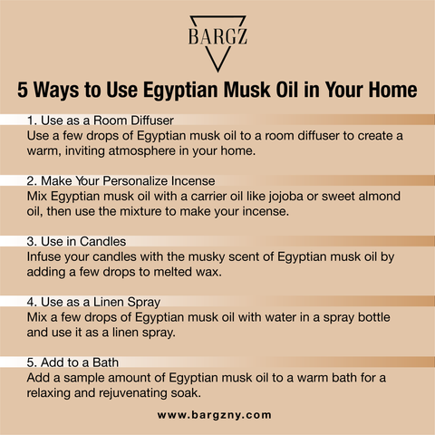 5 Ways to Use Egyptian Musk Oil for a Magical Atmosphere in Your Home