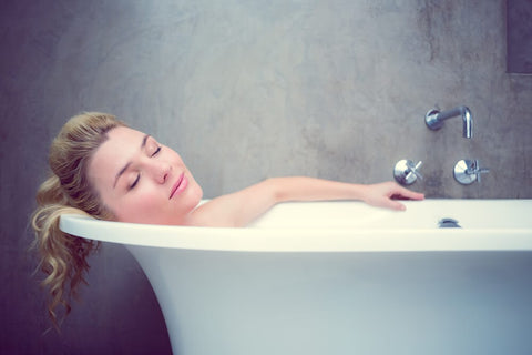 add BrainRelief Essential Oil to a warm bath