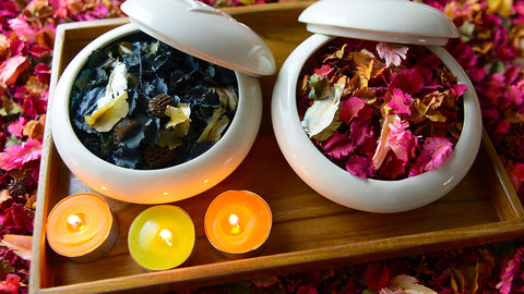 Add new fragrance to old potpourri