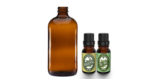 tea tree essential oil and eucalyptus essential oil,