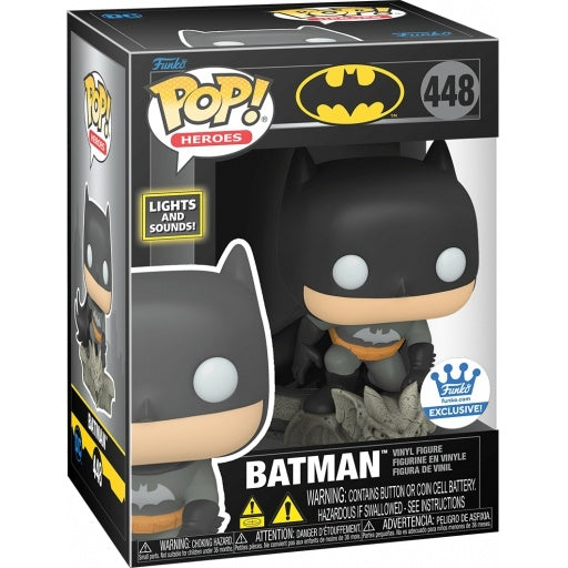 Pop! DC #448: Batman 80th: BATMAN (Lights & Sounds) Funko-Shop – INSANE!  Toy Shop by Insane Web Deals