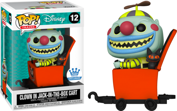 nightmare before christmas train funko pop clown