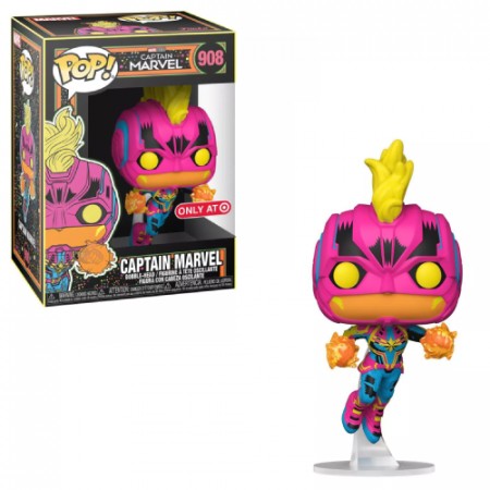 captain marvel blacklight pop