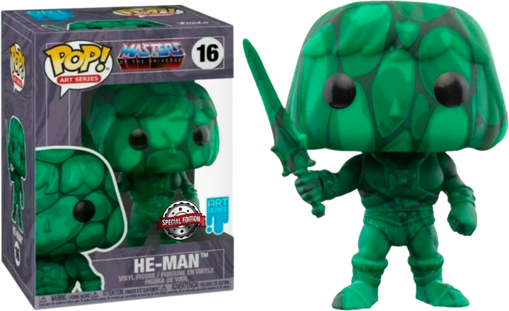 Pop! TV #16: Masters of the Universe: HE-MAN Art Series (Green) Special Edition - INSANE! Toy Shop by Insane Web Deals