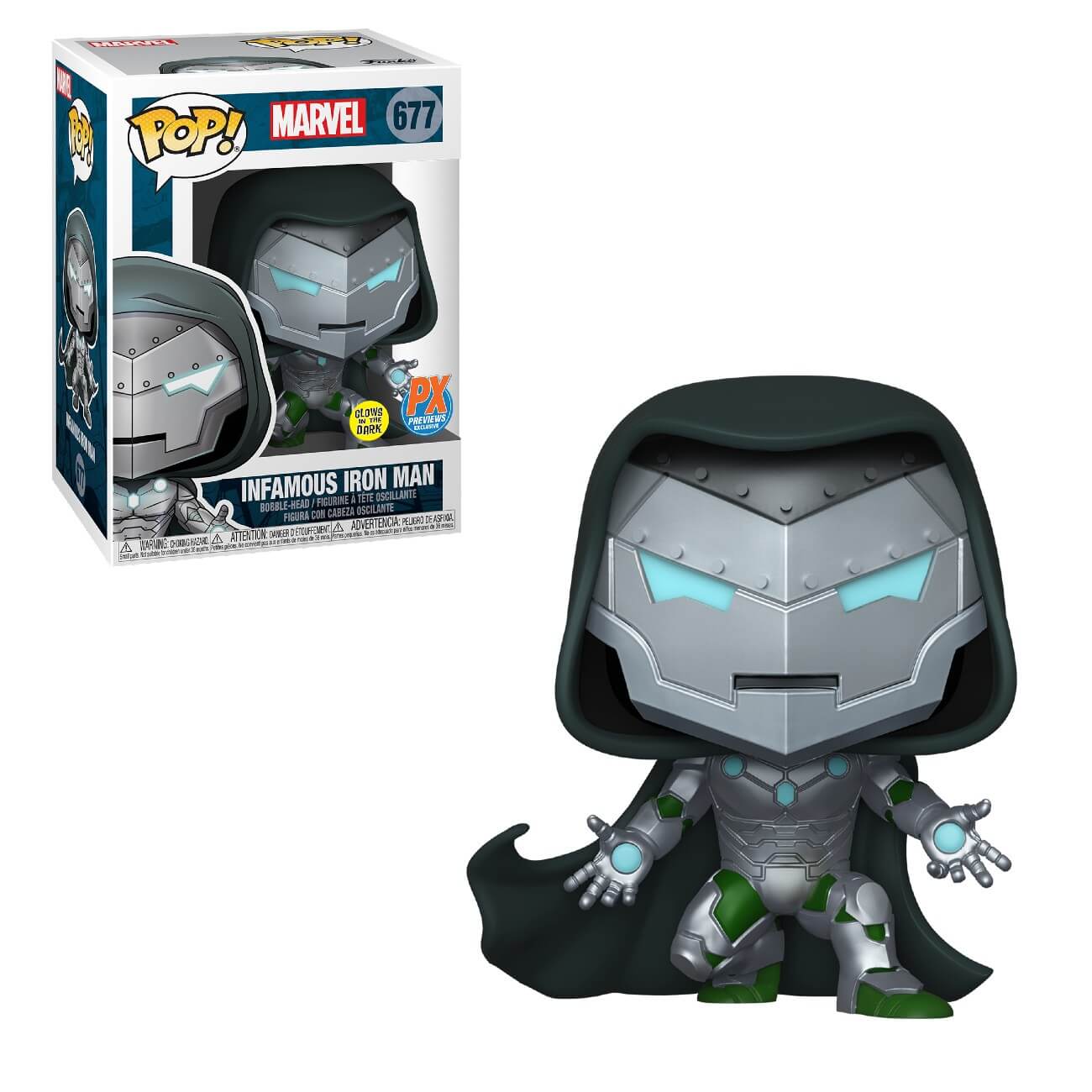 Pop Marvel 677 Infamous Iron Man Victor Von Doom Gitd Px Exclusiv Wahnsinnig Spielzeugladen Von Insane Web Deals