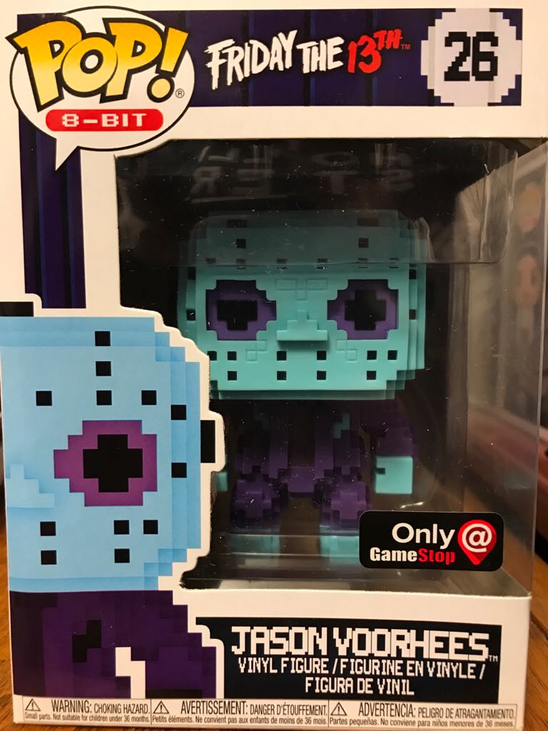 Pop 8 Bit 26 Friday The 13th Jason Voorhees Nes Colors Gamestop Insane Toy Shop By Insane Web Deals