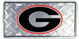 Georgia Bulldogs Diamond License Plate Sign #2573