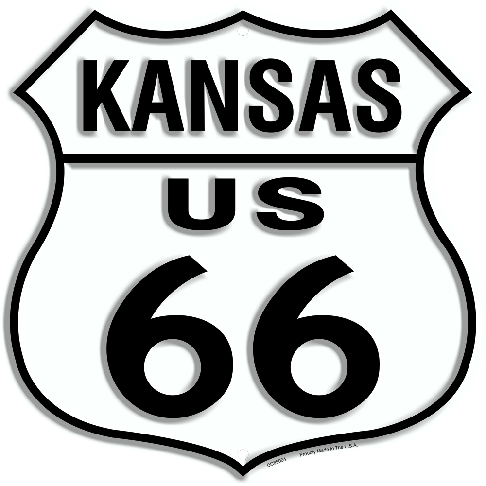 Us Route 66 Kansas 12 X 12