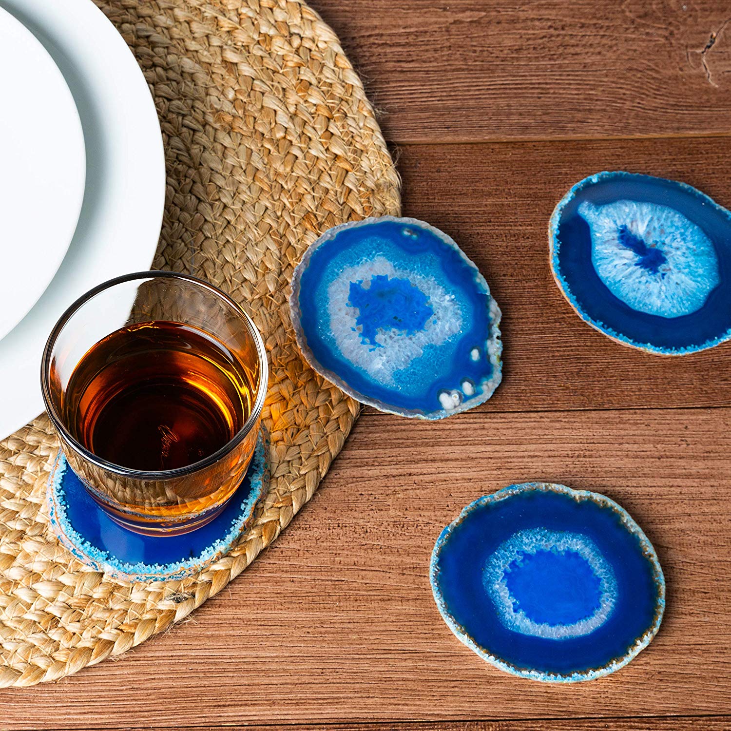 geode drink coasters