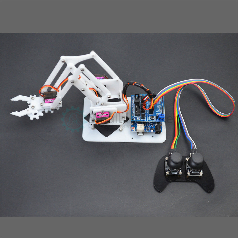 4DOF manipulator arduino Robotic arm ps2 remote control mg90s servo ...