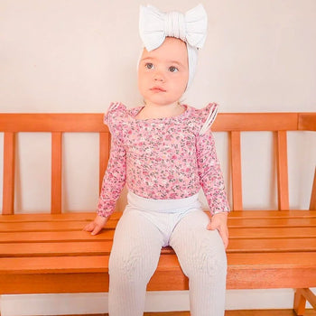 Dropship Baby Girl Solid Color Sweet Bow Patched Design Thickened Newborn  Leggings to Sell Online at a Lower Price | Doba