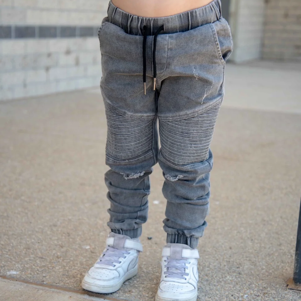 Paperboy Light Wash Denim Jogger Jeans
