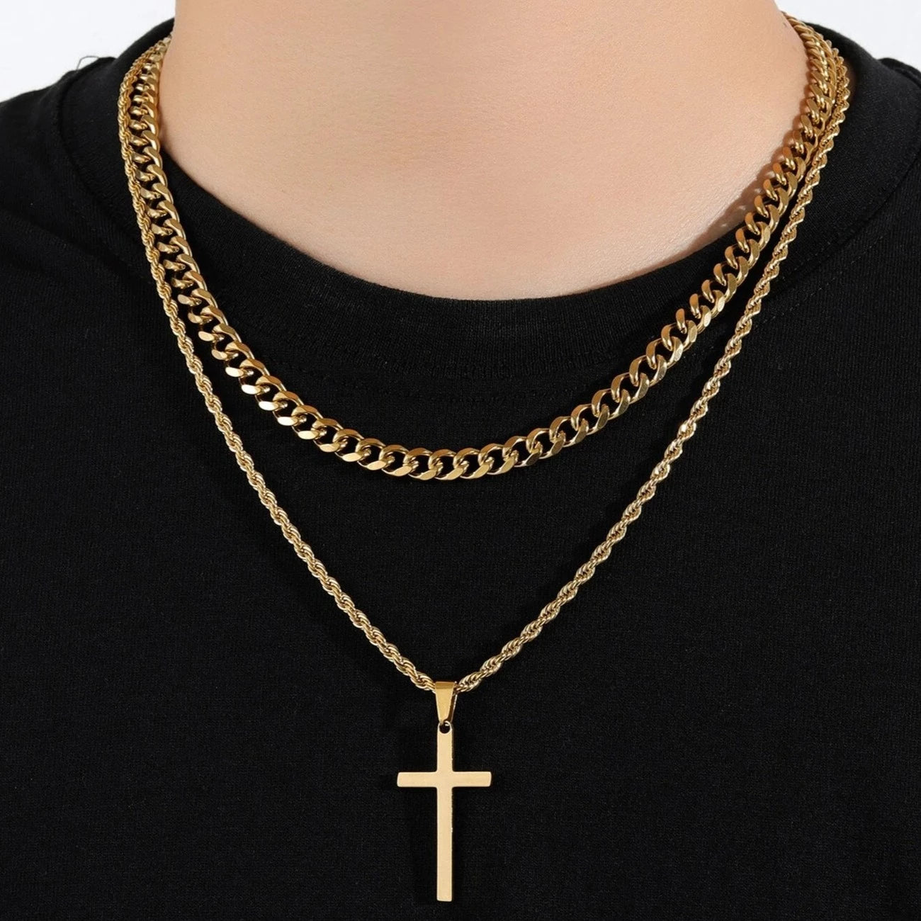 Men's Chain Pendants: Cross, Tags, & Modern Styles