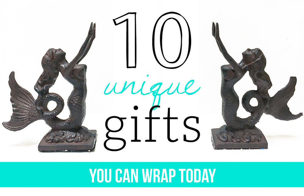 10 Unique Gifts You Can Wrap Today! Here's a list of gift ideas you haven't already thought of. All in stock at Hafta Havit in Pembroke, MA.