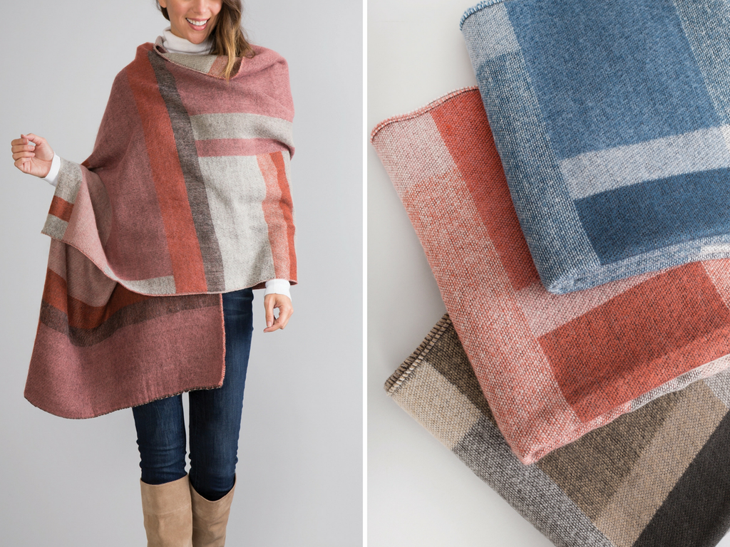 Color block Oversized Wrap