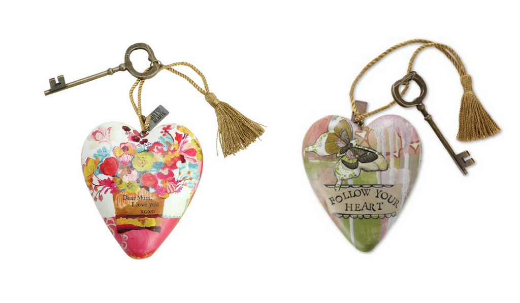 art heart ornaments