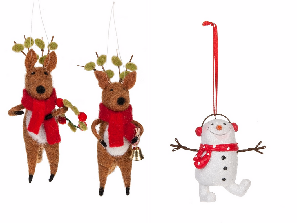 cute reindeer ornaments