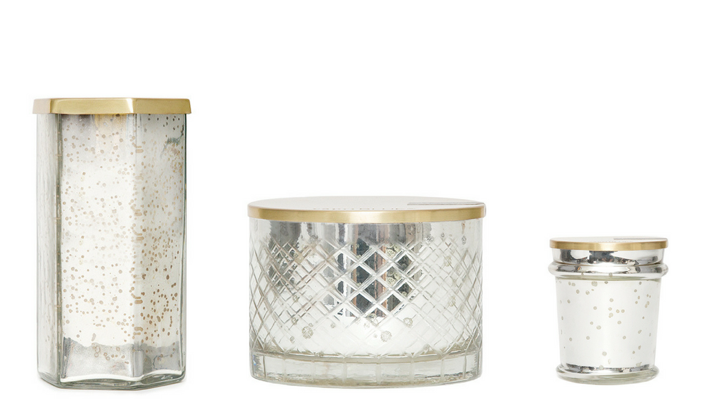 mercury collection modern candles