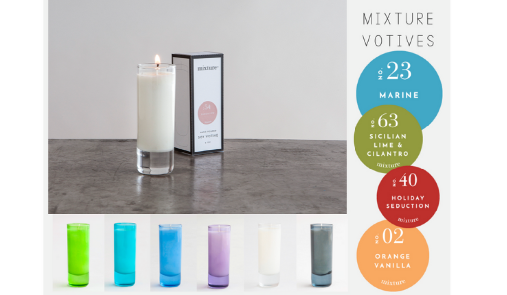 mixture votive candles