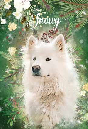 PAWSS - Waercolor Pet Portrait Dog Art | Christmas Special 2023