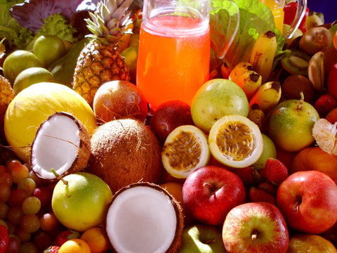 Delicious Fruits and Vegetables Stand for Healthier New Year's Self Defense Resolution