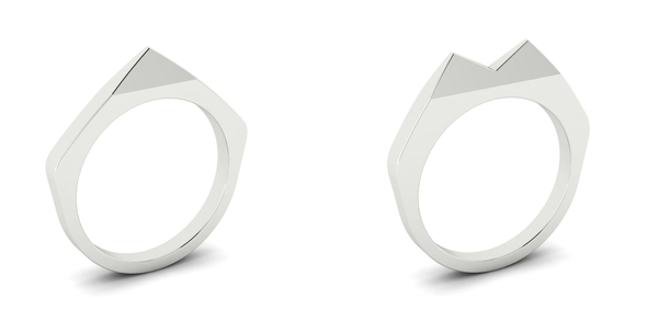 Open Point Self Defense Rings - Single-Point Solo and Double-Point Duo