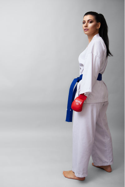 Female practicing TaeKwonDo