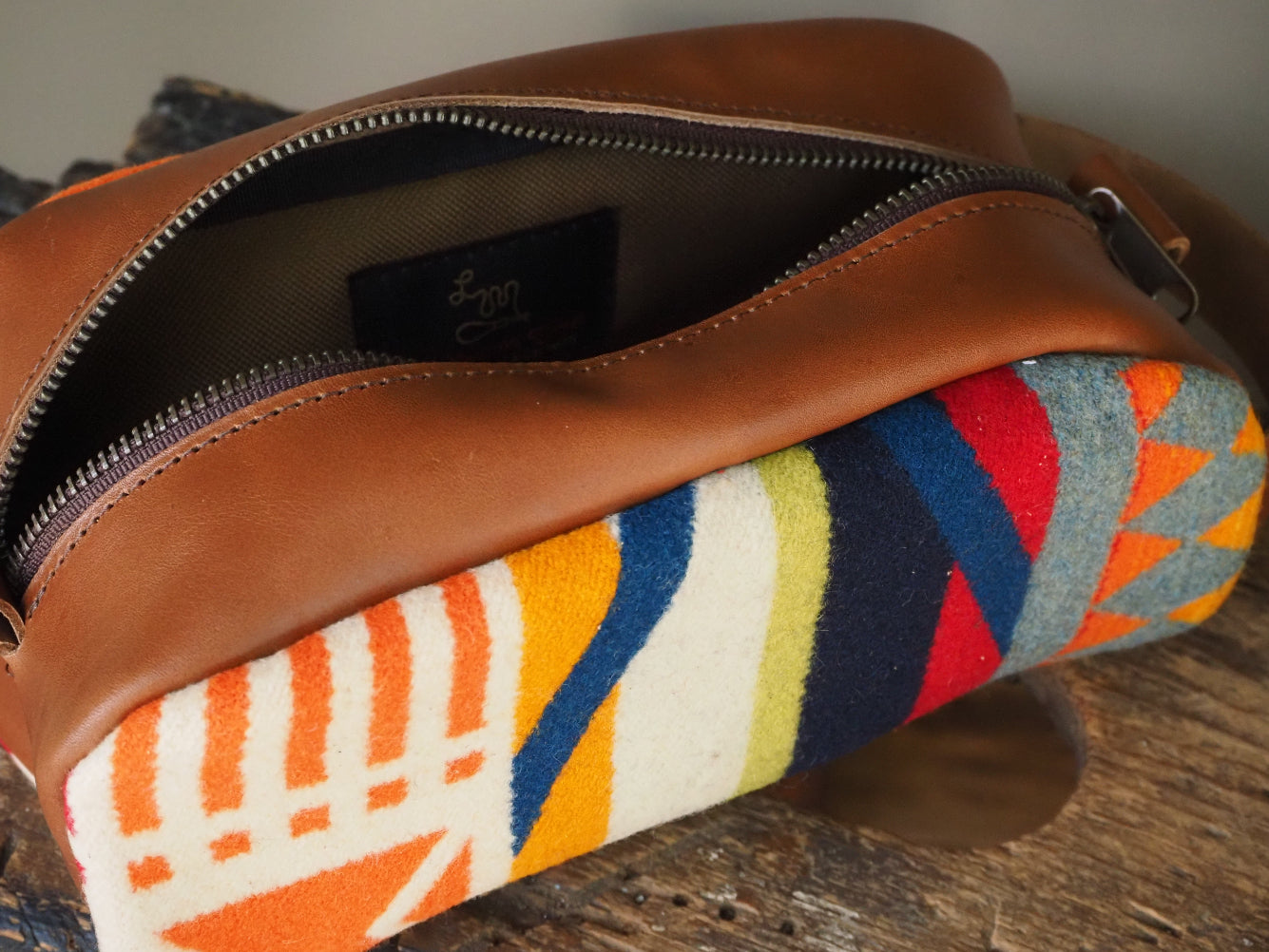 Pendleton Blanket Toiletry Bag – LM Leather Goods