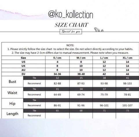 Sizing Chart – CC LUXE