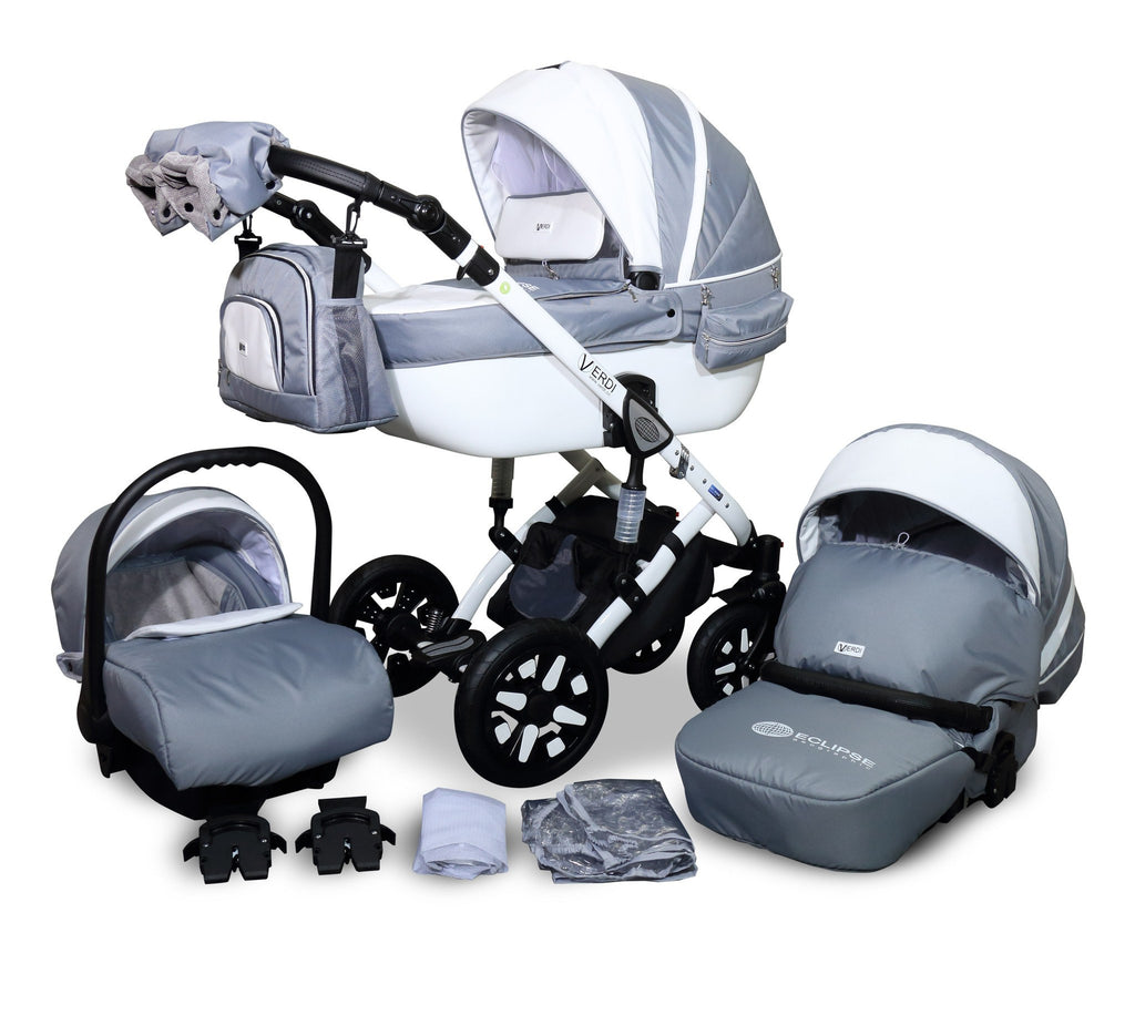 black 3 wheel stroller