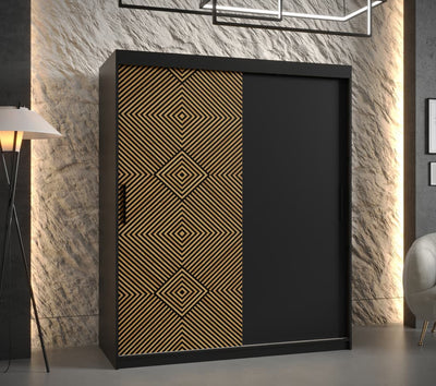 Arte-N Wiki IX 200cm Sliding Door Wardrobe - 2 Colours