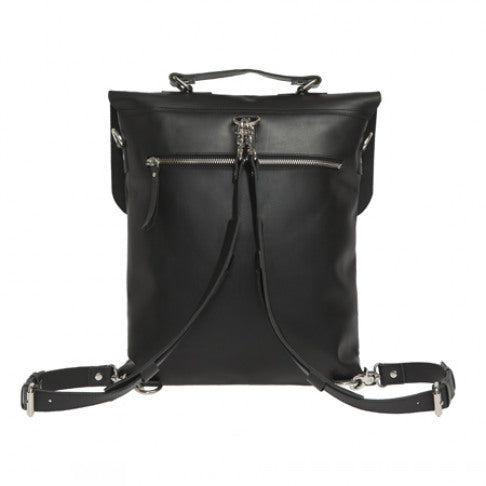 Enter Accessories Messenger Tote All Leather Black – lifestyleclothing.com