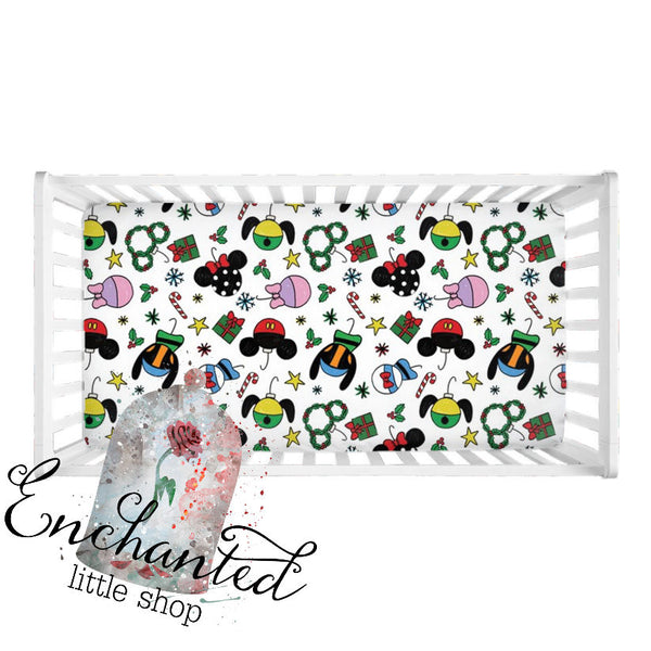 holiday crib sheets