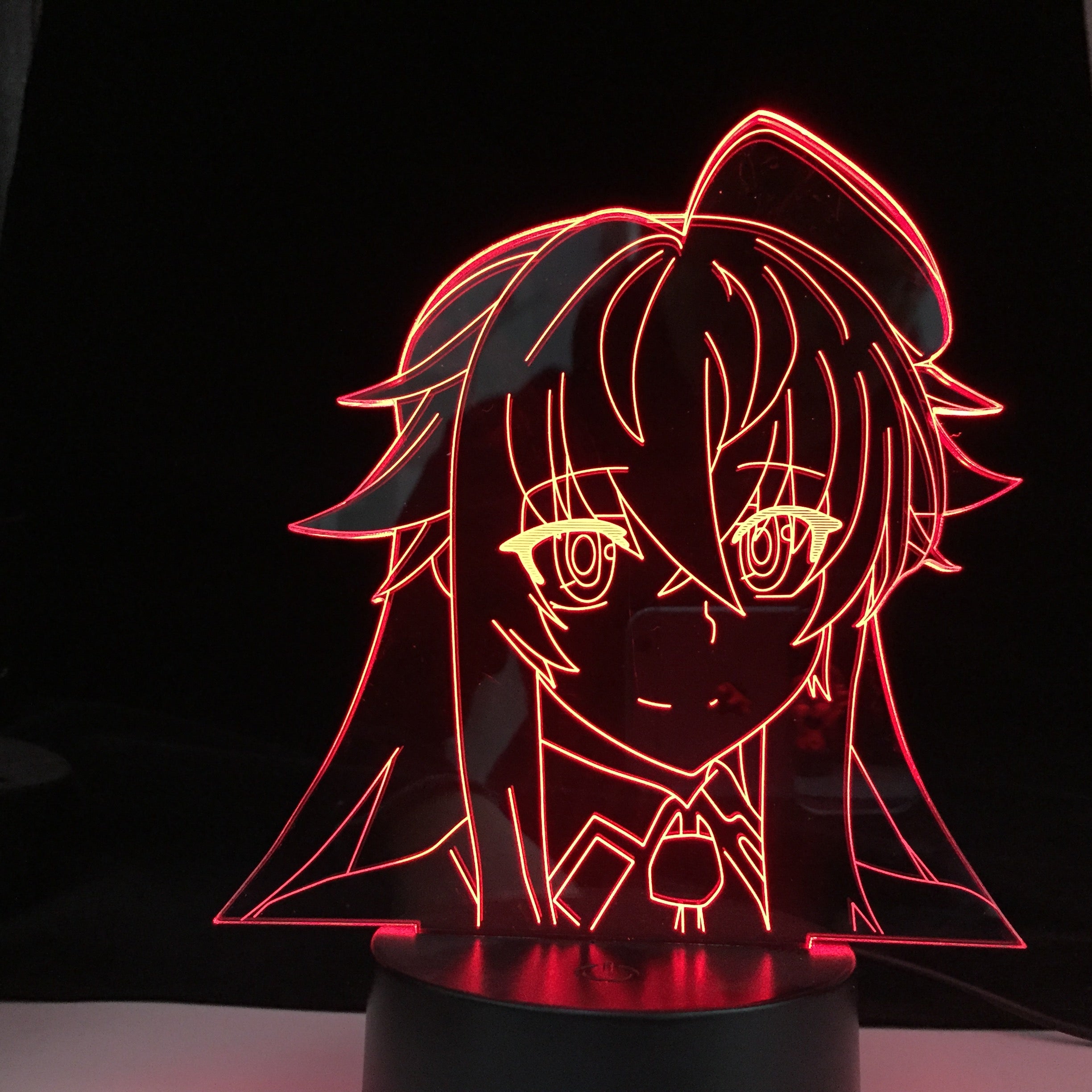 High School DxD Anime Led Light for Home Decoration Birthday Gift Manga 3D Night Lamp Rias Gremory High School DxD Dropshipping