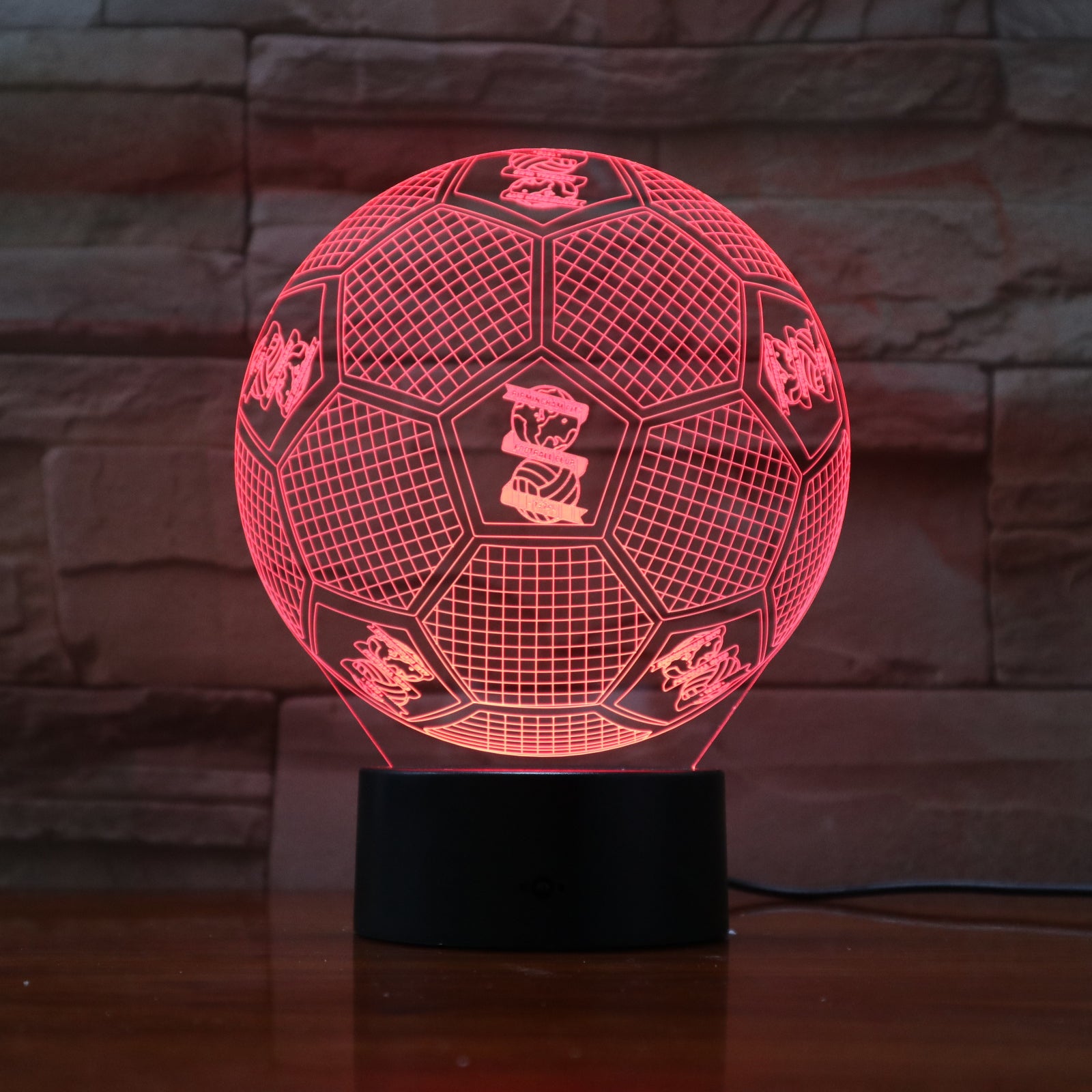 Football 30 - 3D Optical Illusion LED Lamp Hologram – The 3D Lamp®