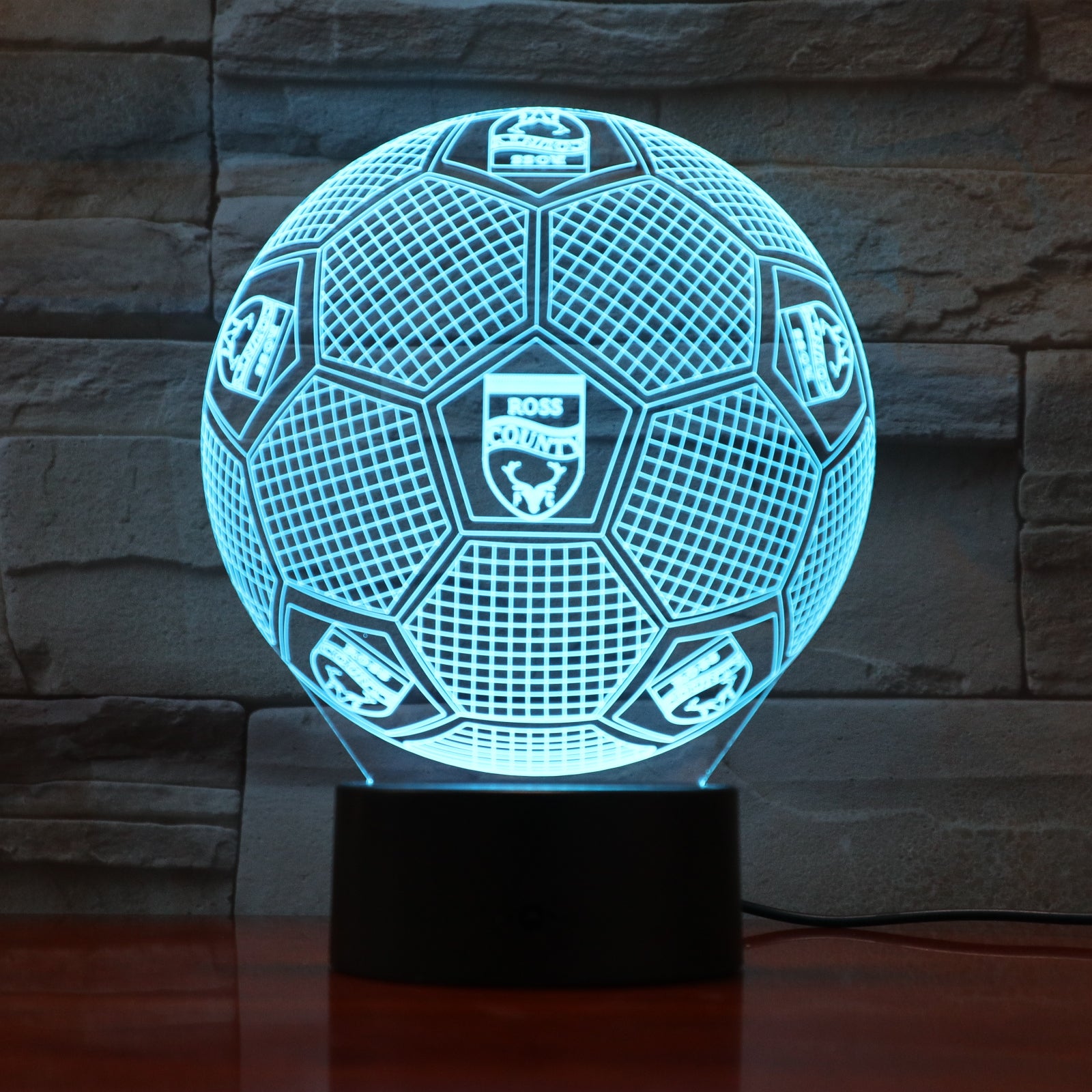 Football 14 - 3D Optical Illusion LED Lamp Hologram – The 3D Lamp®