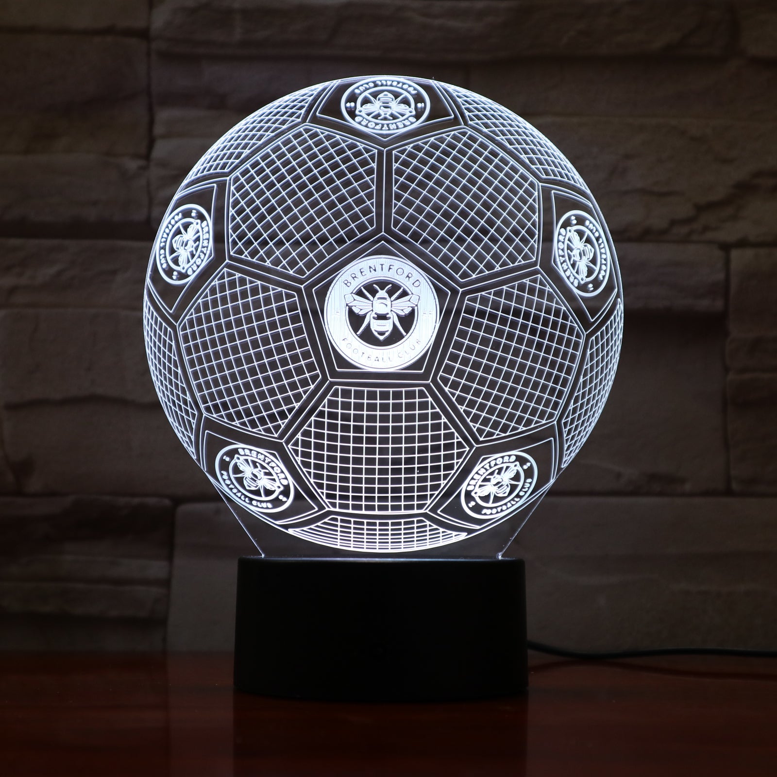 Football 16 - 3D Optical Illusion LED Lamp Hologram – The 3D Lamp®