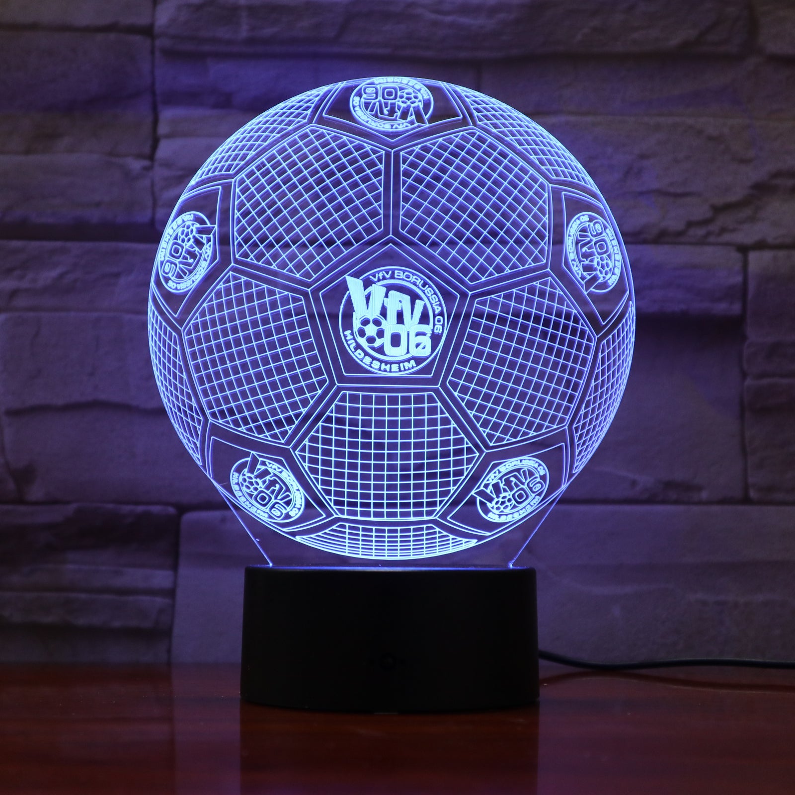 Football 6 - 3D Optical Illusion LED Lamp Hologram – The 3D Lamp®