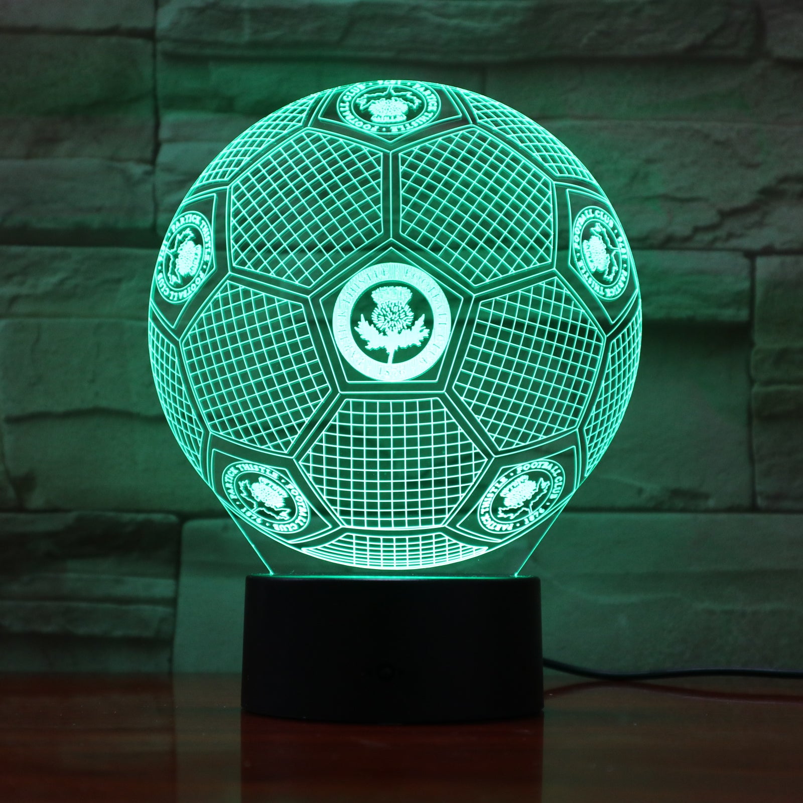 Football 9 - 3D Optical Illusion LED Lamp Hologram – The 3D Lamp®