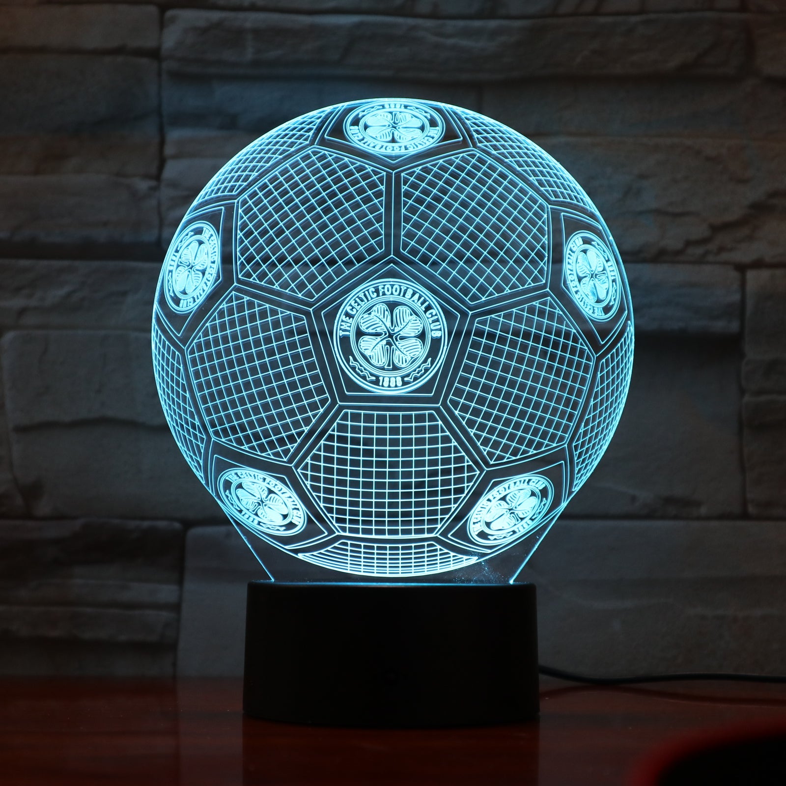 Football 24 - 3D Optical Illusion LED Lamp Hologram – The 3D Lamp®