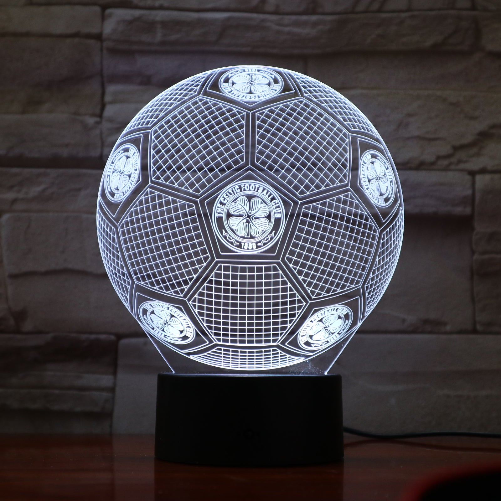 Football 24 - 3D Optical Illusion LED Lamp Hologram – The 3D Lamp®