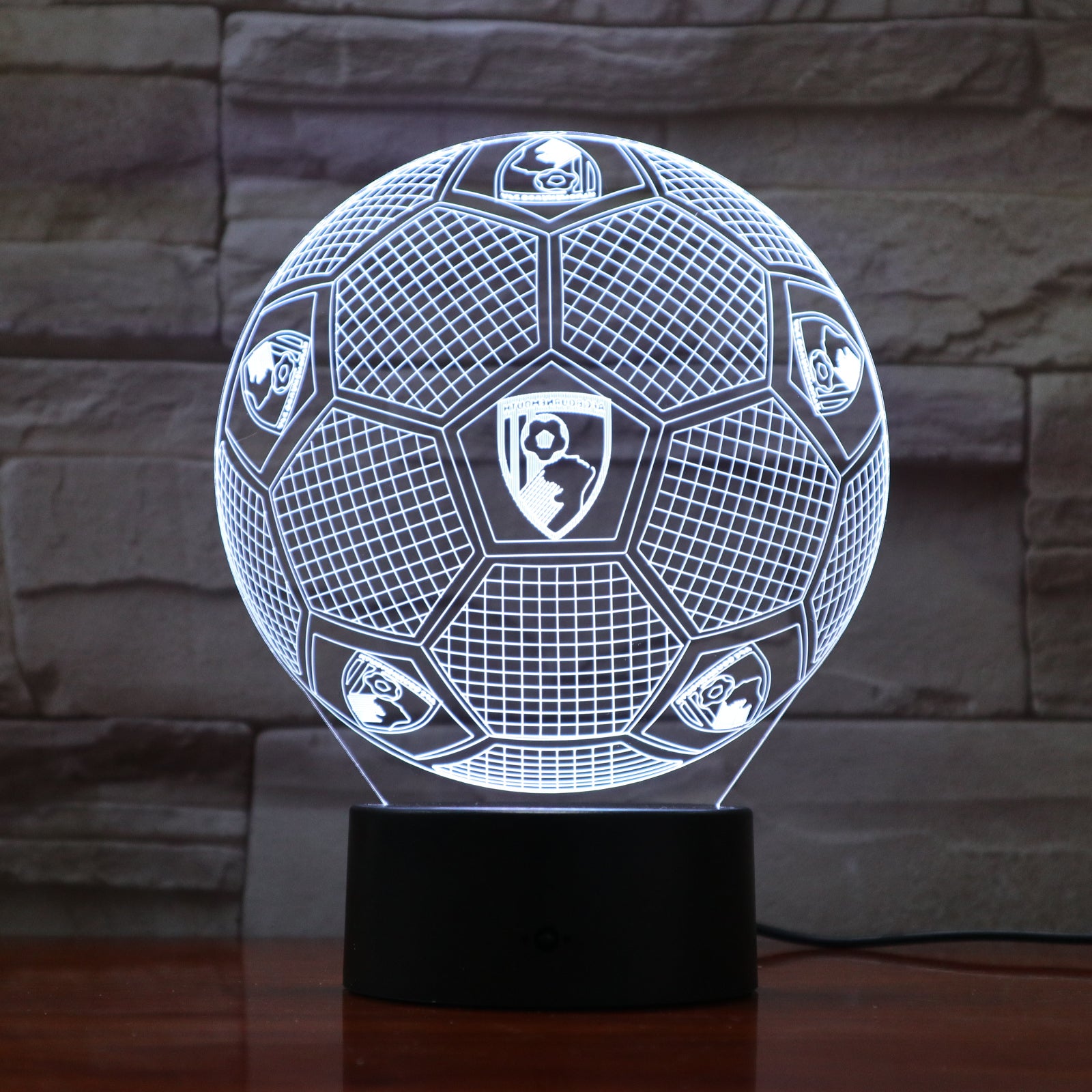 Football - 3D Optical Illusion LED Lamp Hologram – The 3D Lamp®