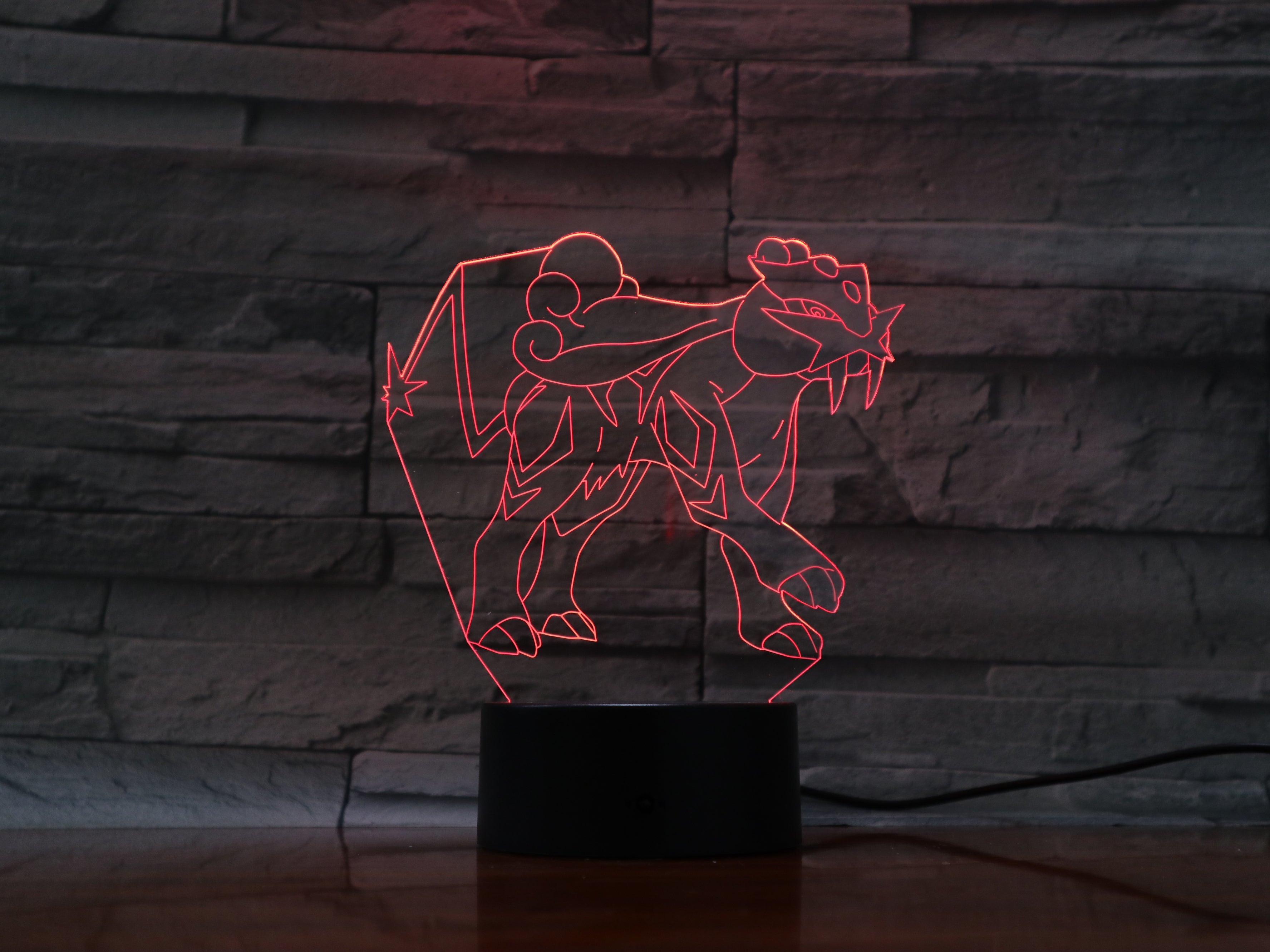 Animal - 3D Optical Illusion LED Lamp Hologram – The 3D Lamp®