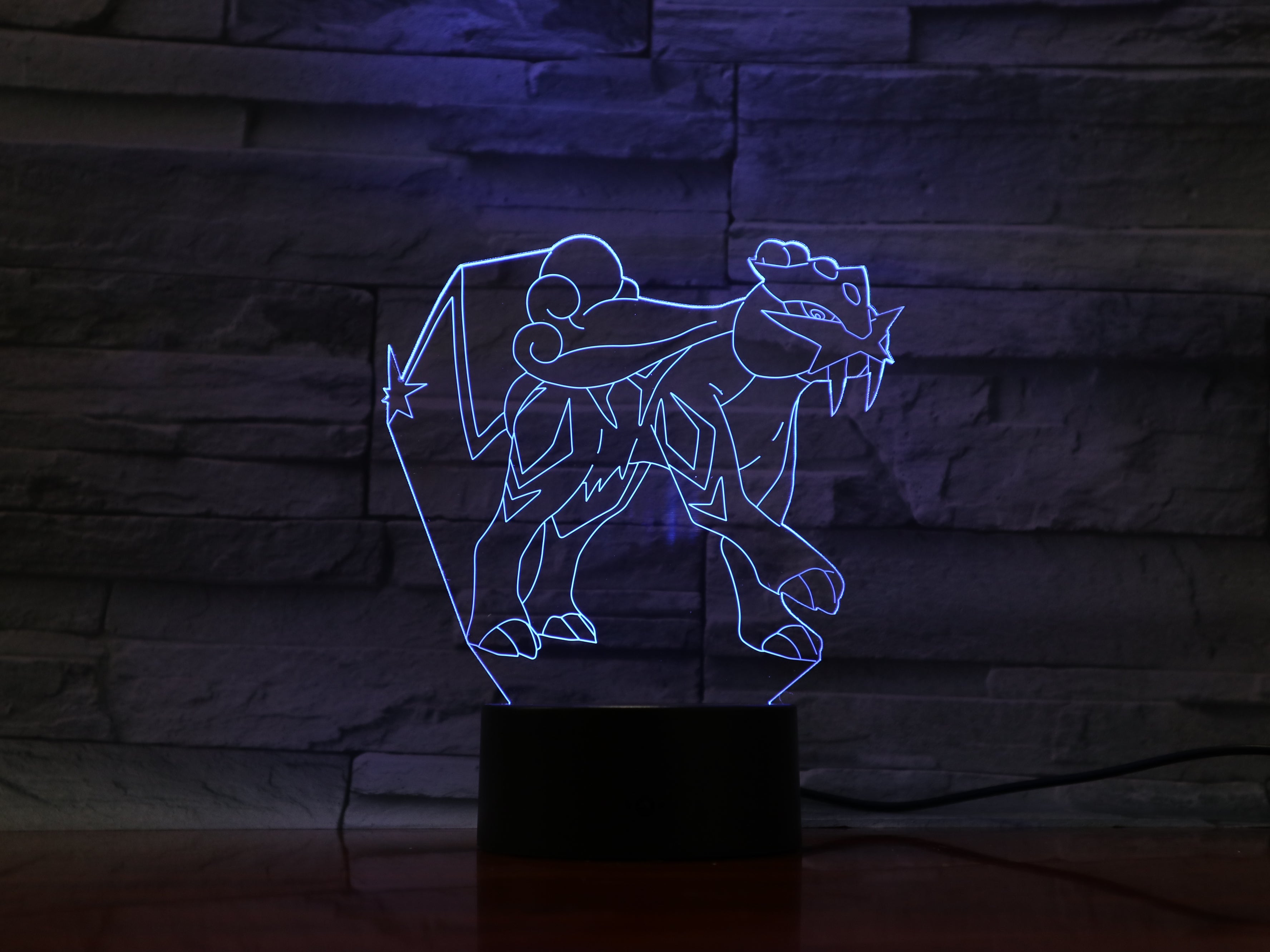 Animal 3D  Optical Illusion  LED Lamp  Hologram The 3D  Lamp  