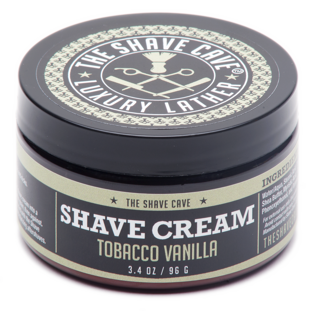 Luxury Lather - Shave Cream - Tobacco Vanilla - 3.4oz – Shave Cave