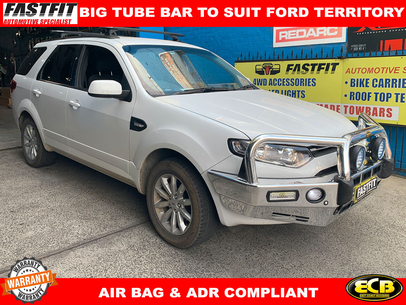 ford territory factory bull bar