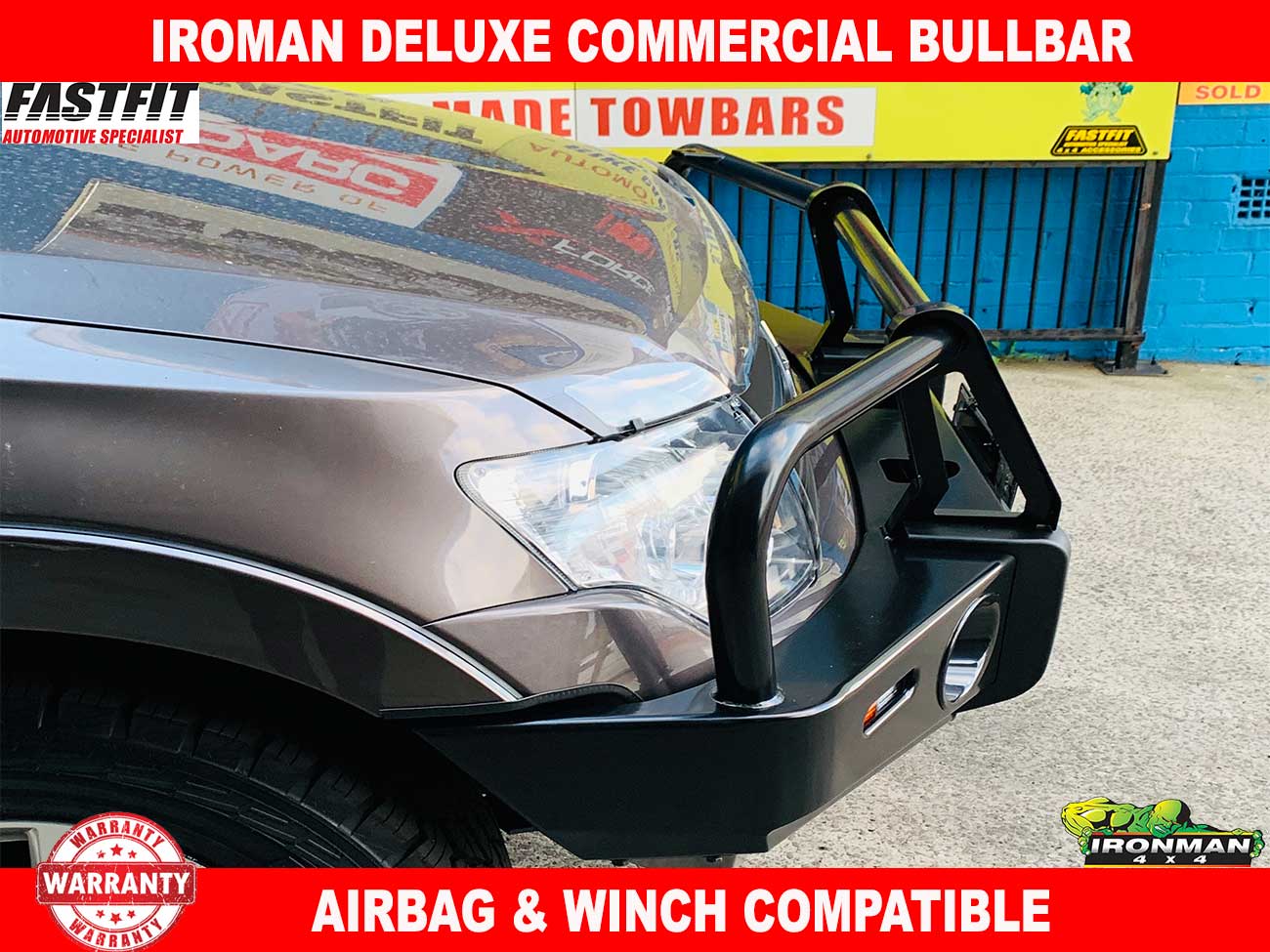 ironman pajero bullbar