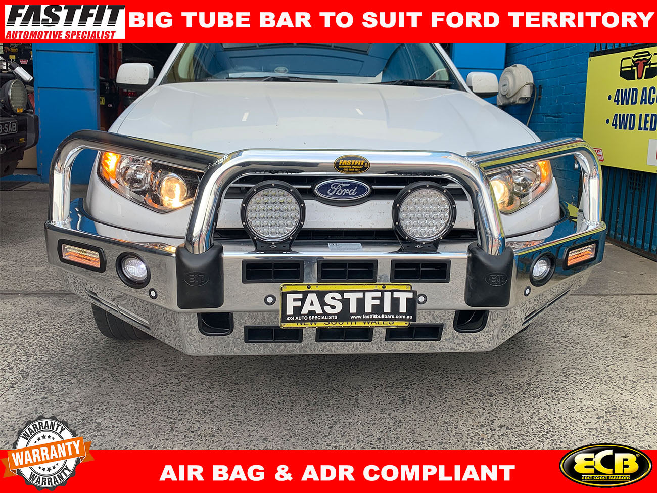 ford territory factory bull bar